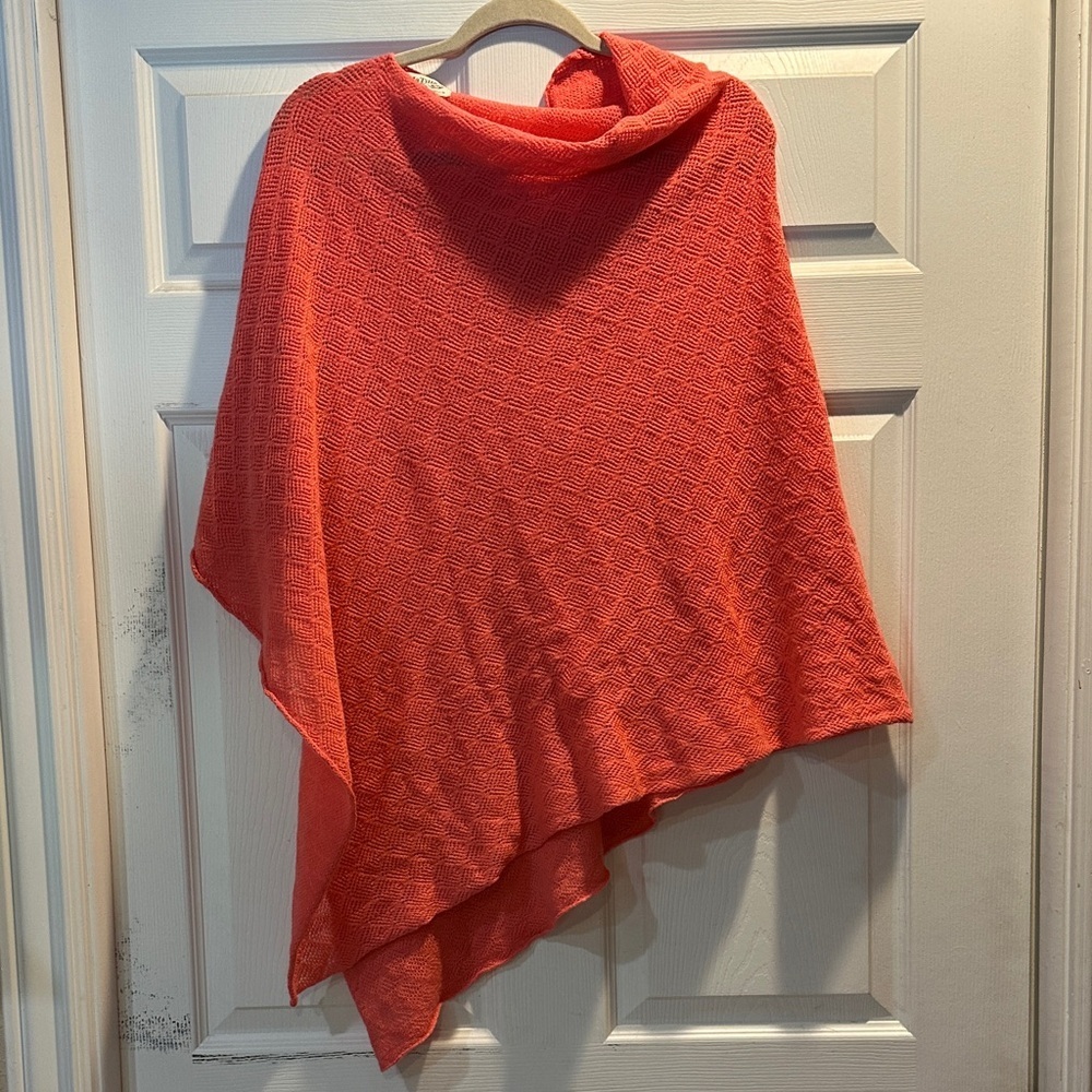 MaTilla Pink Y2K Style Sweater Knit Poncho Fairy Barbie